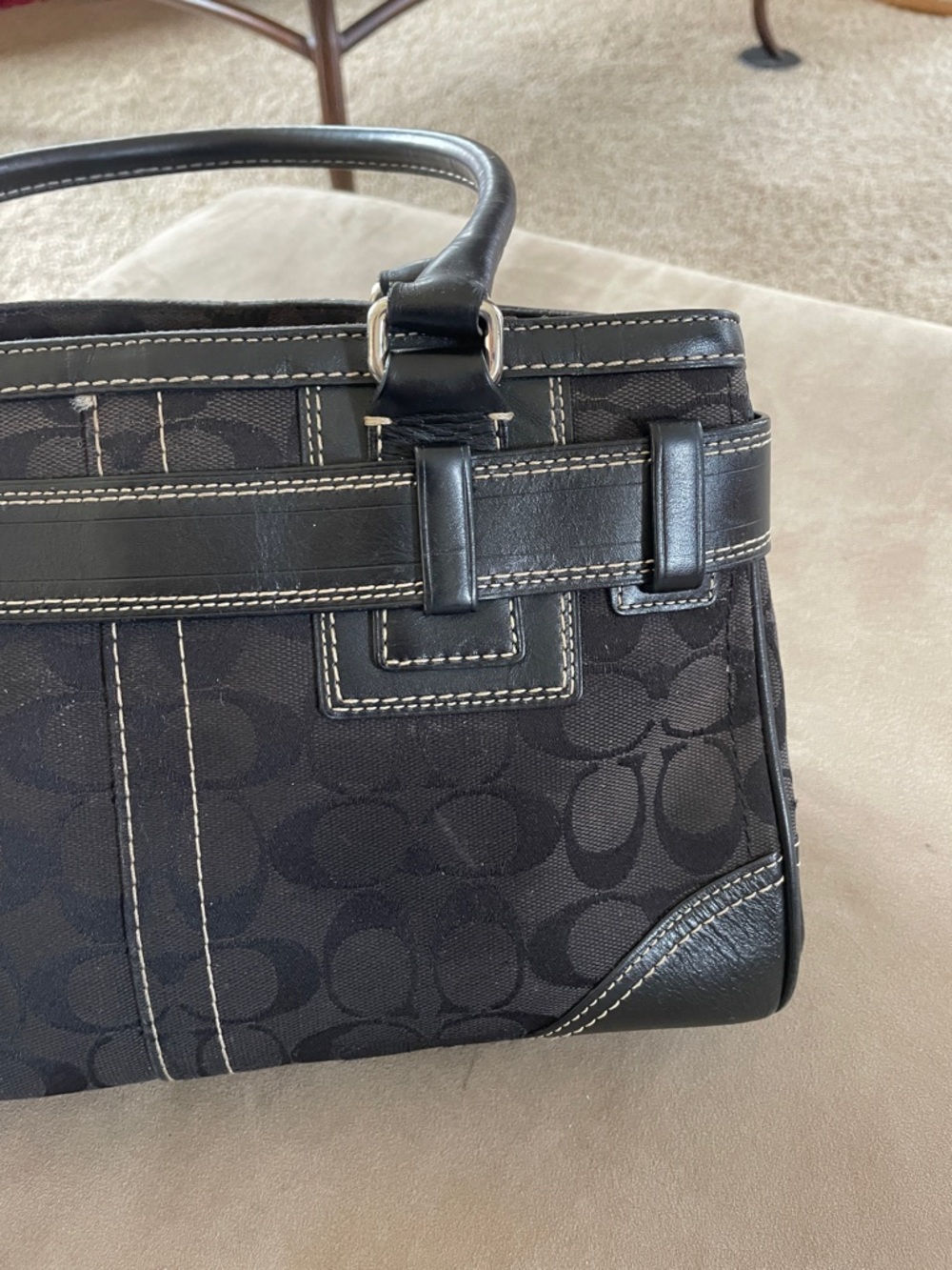 Vintage Coach Hampton Signature Carryall - Picture 9 of 14